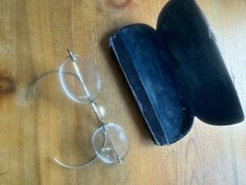 Antique Stoco 1/10 12 Gold Rimmed Glasses - Steampunk/Cosplay