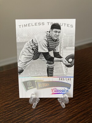 2014 CLASSICS TIMELESS TRIBUTES SILVER #10 BILL DICKEY /149 Yankees HOF RARE SP