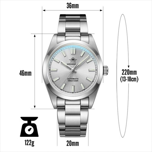 Orologio Uomo Meccanico Automatico PT5000 Movimento Vetro Zaffiro 100M Impermeabile - Foto 2 di 10
