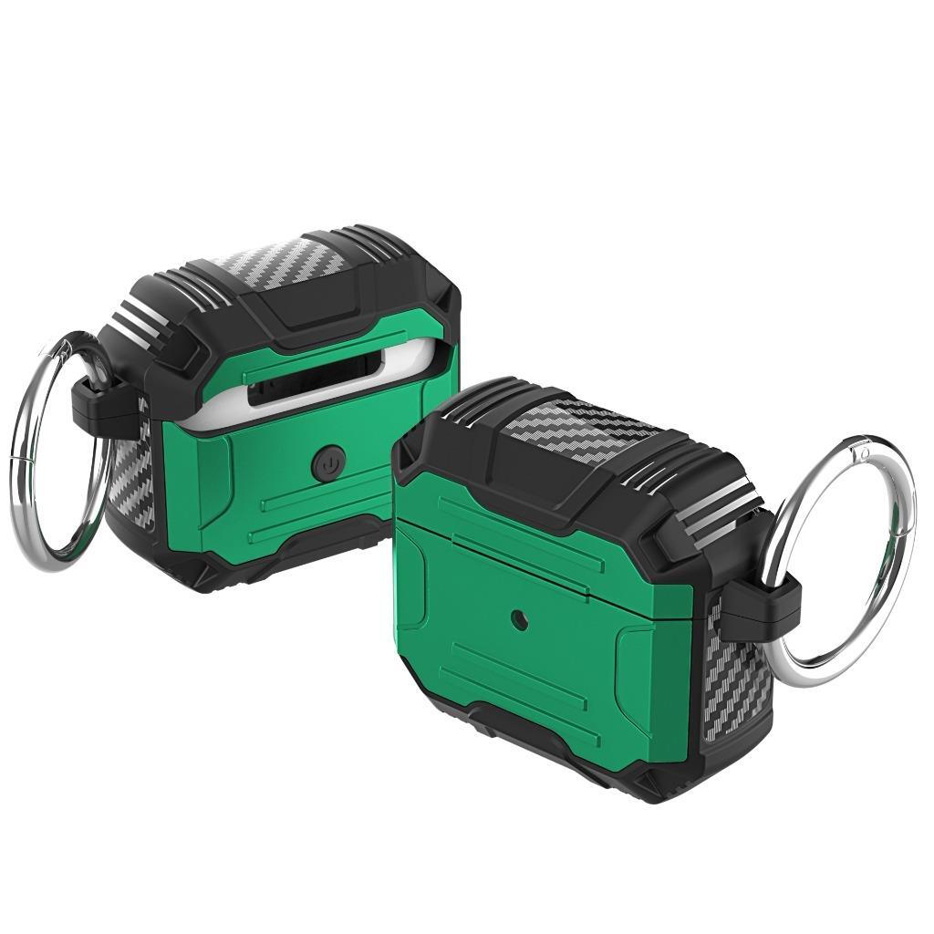 AirPods Case Heavy Duty Hard Cover + Keychain Clip For Apple AirPods 1/2/3 &Pro-image