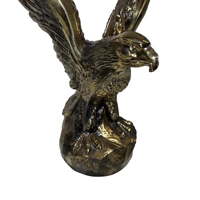 Vintage Brass Eagle Sculpture