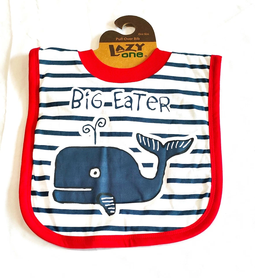 2 x Lazyone Baby Bibs Over Head Cotton Animals Baby Towel Feeding Bibs Set D29 - Image 2 of 4