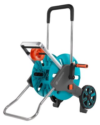 GARDENA (18515) CleverRoll (1/2'' Medium) Frost-Proof Hose Cart, 66' 1/2'' Hose