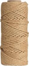 4mm Jute Twine Rope 1/6 Inch 164 ft Natural Twine for Craft Projects Cat
