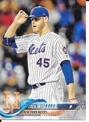 ZACK WHEELER 2018 TOPPS NOW #524 1ST METS PITCHER ONLY RBI IN 1-0 SINCE 1977