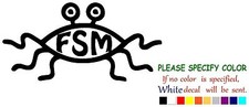 Flying Spaghetti Monster Graphic Die Cut decal sticker Car Truck Window 7"