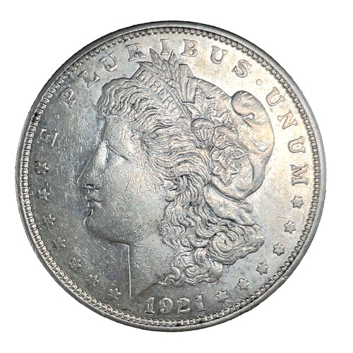 1921-D Morgan Silver Dollar VAM - Scribbling Die Scratches Coin #247