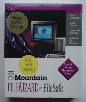 FileWizard for FileSafe: Network Storage Management System, VTG 1992, New/Sealed