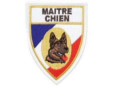 Ecusson militaire pour Maître-Chien Berger Allemand (Protection civile & Armées)