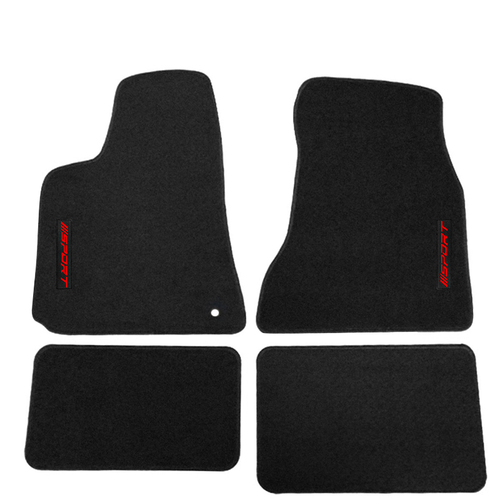 Fits 0510 Chrysler 300 300C 4Dr Black Nylon Floor Mat Interior Car
