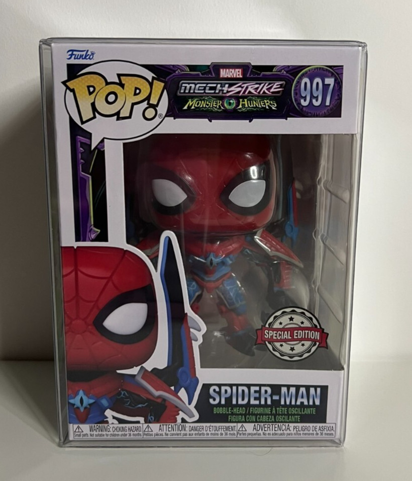 En Oferta Marvel Mech Strike Monster Hunters Spider-Man Funko Pop! #997