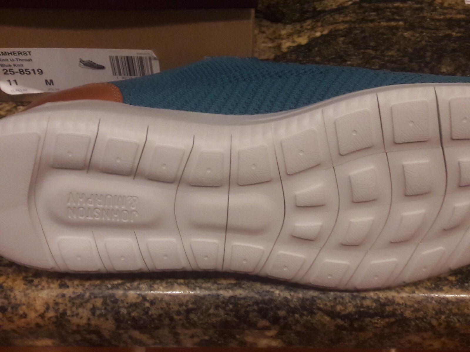 NEW Mens Johnston & Murphy Amherst Knit U-Throat Sneakers Shoes size 11