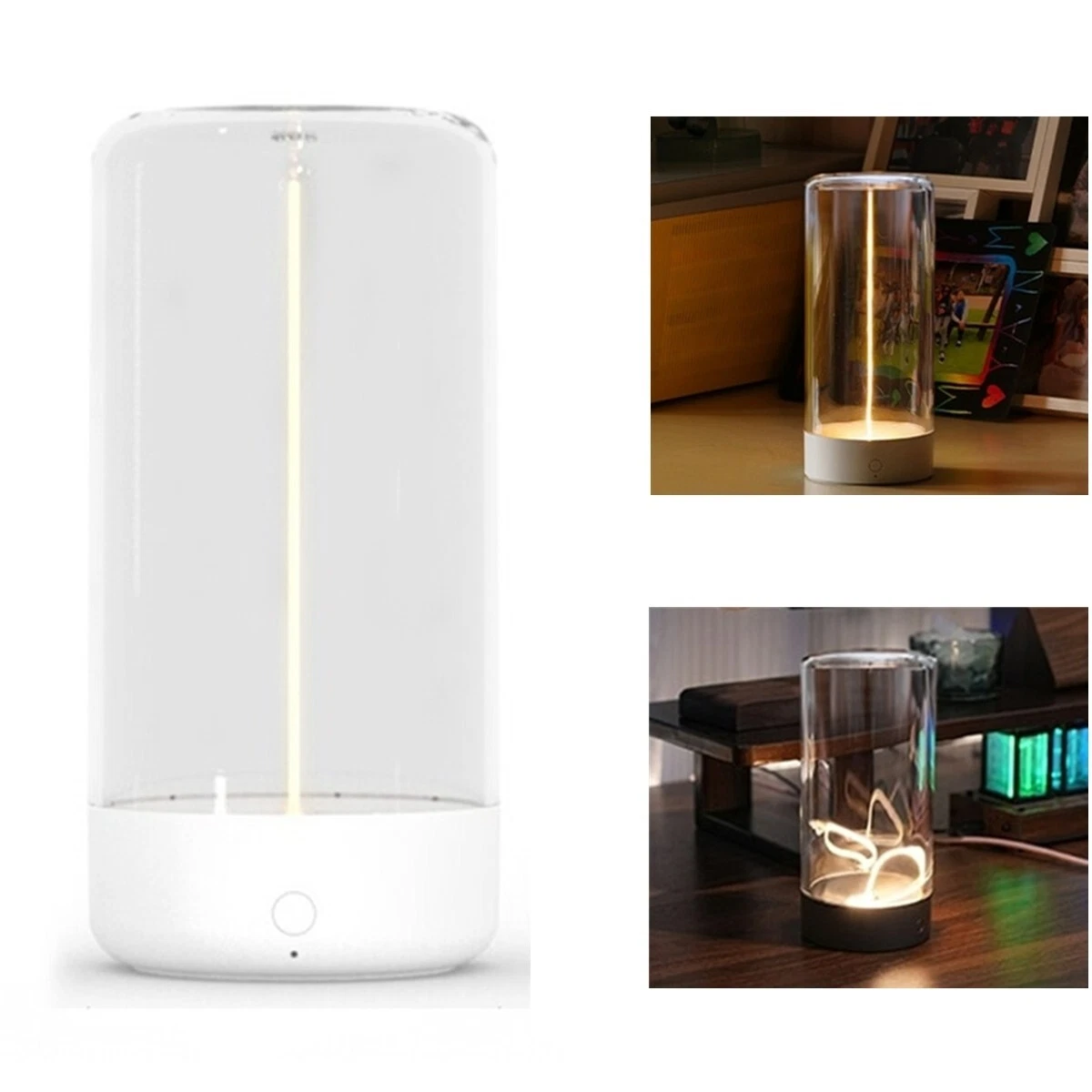 Minimalist Table Lamp Cordless LED Desk Lamp Rechargeable Modern Night Lights