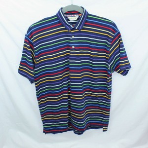 Orvis-Mens-Striped-Short-Sleeve-Polo-Shirt-Size-Large