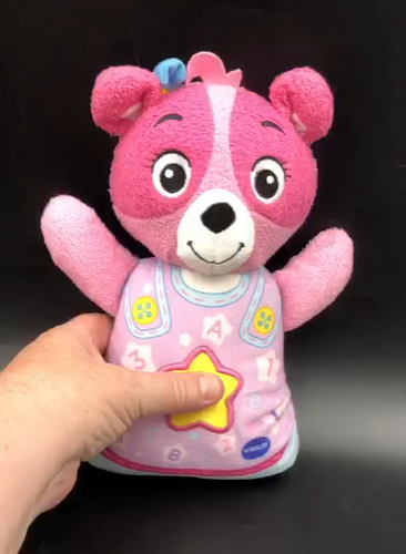 Vtech Sleepytime Bear Soothing Sounds Light 9” Plush Toy Sleep Aid Baby Songs - Video 1 of 1