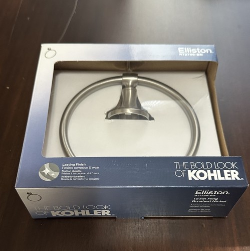 Kohler R72786-BN Elliston Vibrant Brushed Nickel Towel Ring Easy To Install - Picture 2 of 4