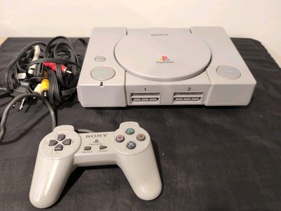 Sony PlayStation 1 PS1 Console System With Controller and Cords Tested