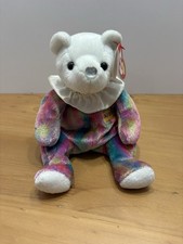 2001 TY Beanie Baby APRIL the Birthday Bear NEW MWMTs Diamond Color Nose