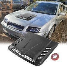 Carbon Car Air Flow Intake Scoop Hood Bonnet Vent Cover For Subaru Impreza Wrx