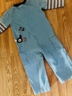 Vintage Gymboree Striped Big Wheel One-Piece Romper Baby Boy Size 18-24 Mos — photo 2