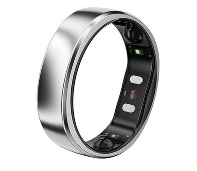 RingConn Gen 2 Air, Ultra-schmaler AI-Smart Ring,IP68,Farbe:Silber,Größe:9,NEU