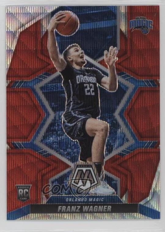 2021-22 Panini Mosaic Rookies Red Wave Prizm Franz Wagner #220 Rookie RC 7iu