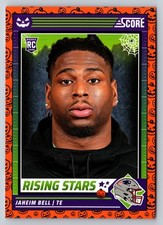 2024 Score-A-Treat #20 Jaheim Bell A-Treat - Rising Stars Orange Pumpkin