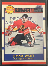 1990 SCORE #407 JIMMY WAITE ROOKIE CARD