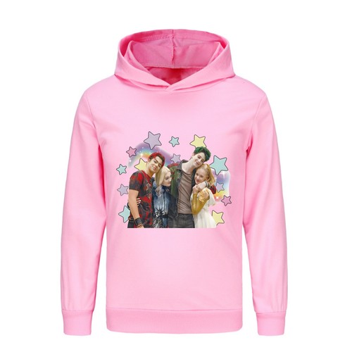 6-13 years old zombies4 girls hooded suit boys pure cotton long sleeved pants - Picture 2 of 26