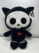 Skelanimals Fiesta Black Cat Kit Skeleton Plush Large 19 inches Rare Vintage Y2K