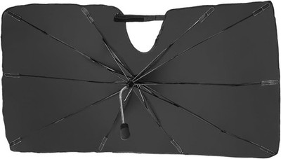 Windshield Sunshade Umbrella for Toyota Tacoma, UV Block Coating (Titanium Silve