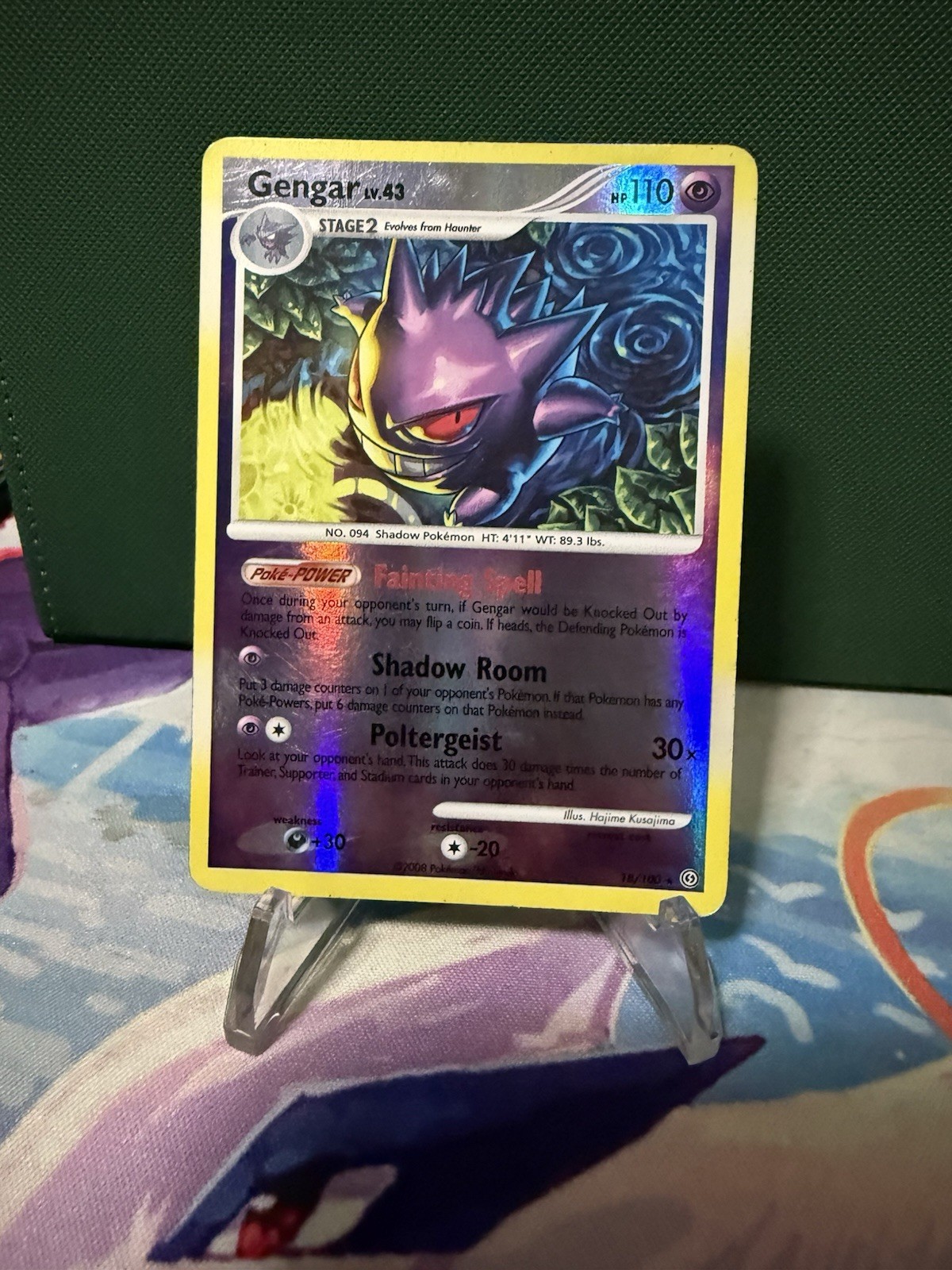 Gengar (18/100) Pokemon Stormfront - Reverse Holo Rare - TCG