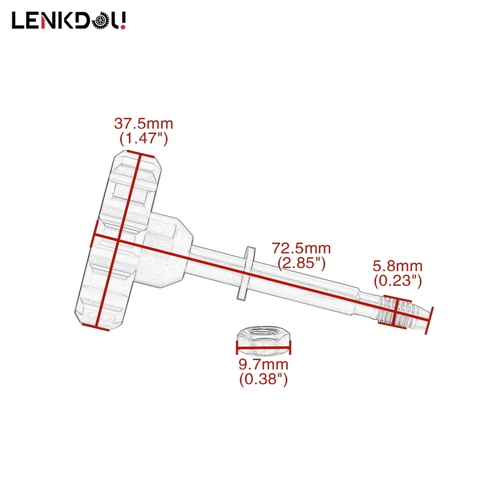 83550-259-000 Cubierta de caja de batería Perilla de cierre de perno para Honda CT90 CT110 C70M Dream Foto 4 de 4