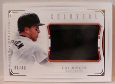 2016 National Treasures Cal Ripken Game Used Patch 1/49 Baltimore Orioles Legend