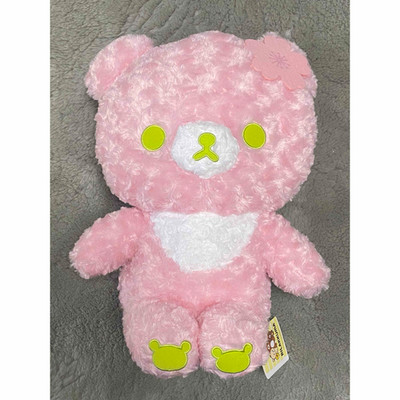 2025 Rilakkuma Plüsch BIG 42cm Rosa Sakura Maccha Grün Rose Boa Chairoikoguma