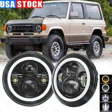 7inch Round Led Headlight Hi Lo Beam Drl Fit For Dodge Raider 1987-1989