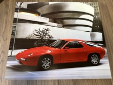 Porsche Poster Factory Printed 928 From 1980s.