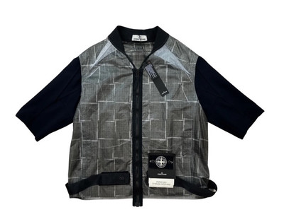 STONE ISLAND Paper Poly House Check Grid Jacket Size XL ORIGINAL UVP 425£ #W4