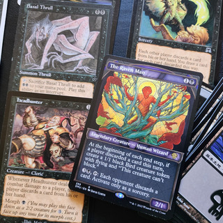 Magic Deck Custom Commander 100 Cards. The Raven Man's DISCARD themed Pure Black