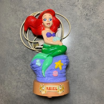 Vintage 90s Disney Little Mermaid Ariel Night Light Lamp New Bulb Tested