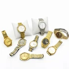 Vintage Seiko SQ Day Date 35-50mm 6-7.75IN Mens Quartz Watch Lot of 9 #WB5047-4
