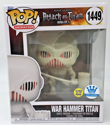 #ad Funko Pop Attack On Titan 6quot; War Hammer Titan Glow #1449 Funko Shop EX $29.99