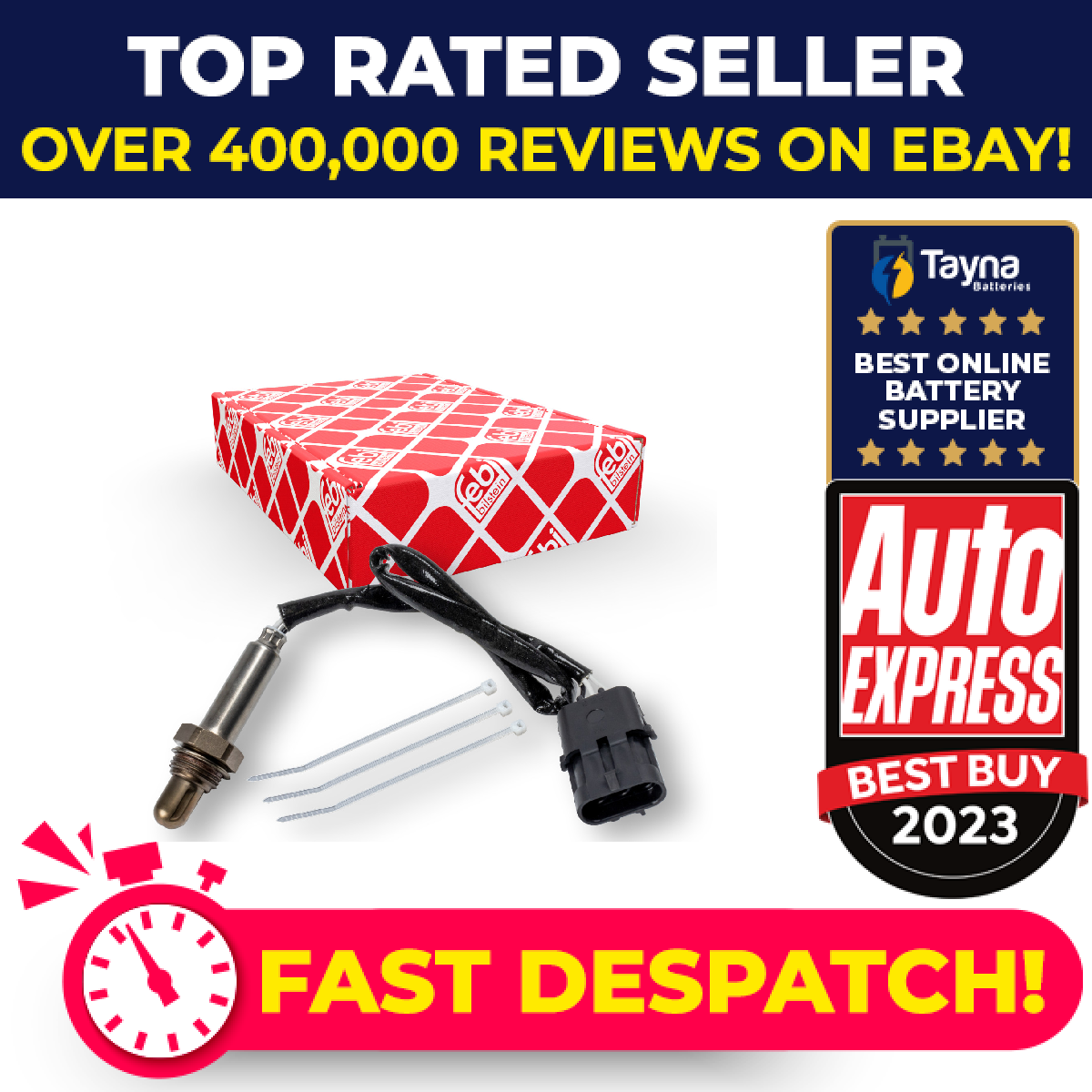 Lambda Sensor fits RENAULT TWINGO Mk1 1.2 96 to 99 Oxygen 7700273273 7700856629