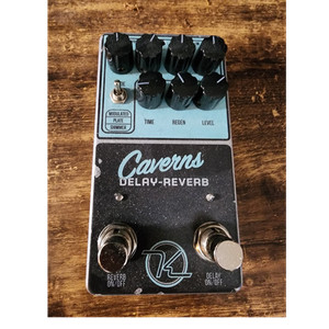 Keeley Caverns Delay-Reverb Guitar Effects Pedal Modulated Plate Shimmer