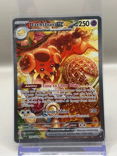 DACHSBUN EX 169/142 STELLAR CROWN POKEMON NEAR MINT