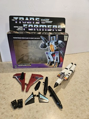 Vintage G1 Transformers 1985 Ramjet - Complete Hasbro Seekers Deception
