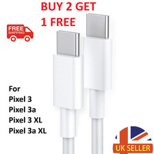 For Pixel 3 3a XL Fast Charging Cable USB-C to USB-C Lead Charger Type-C