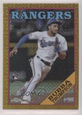 2023 Topps Series 1 Gold Refractor 14/50 Bubba Thompson #T88C-16 go9