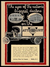 1916 Atterbury Trucks of Buffalo, New York NEW Metal Sign: 9x12 Ships Free