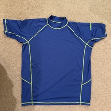 ActivSkinz by SPZ UV Protection Rash Guard Swim Shirt Adult S Short Sleeve